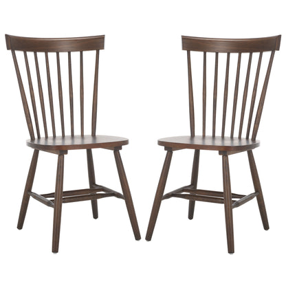 SAFAVIEH Suhair Spindle Farmhouse Dining Chair (Set of 2) - 20.5 x 21 x 36 - 21W x 21D x 36H