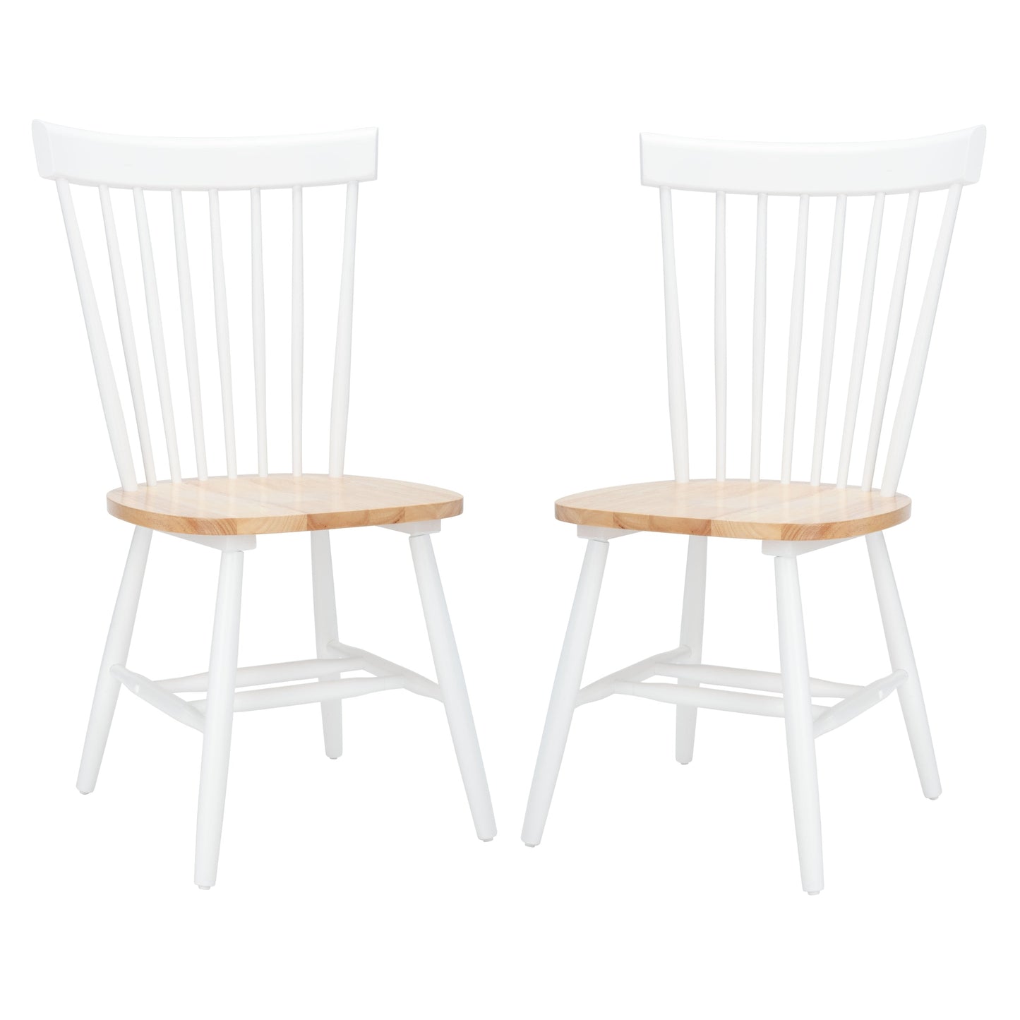 SAFAVIEH Suhair Spindle Farmhouse Dining Chair (Set of 2) - 20.5 x 21 x 36 - 21W x 21D x 36H