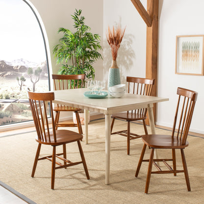 SAFAVIEH Suhair Spindle Farmhouse Dining Chair (Set of 2) - 20.5 x 21 x 36 - 21W x 21D x 36H