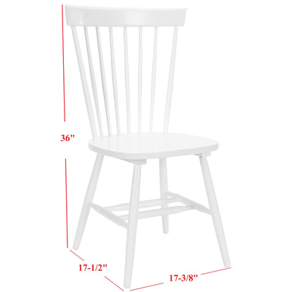 SAFAVIEH Suhair Spindle Farmhouse Dining Chair (Set of 2) - 20.5 x 21 x 36 - 21W x 21D x 36H