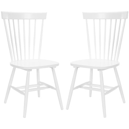 SAFAVIEH Suhair Spindle Farmhouse Dining Chair (Set of 2) - 20.5 x 21 x 36 - 21W x 21D x 36H