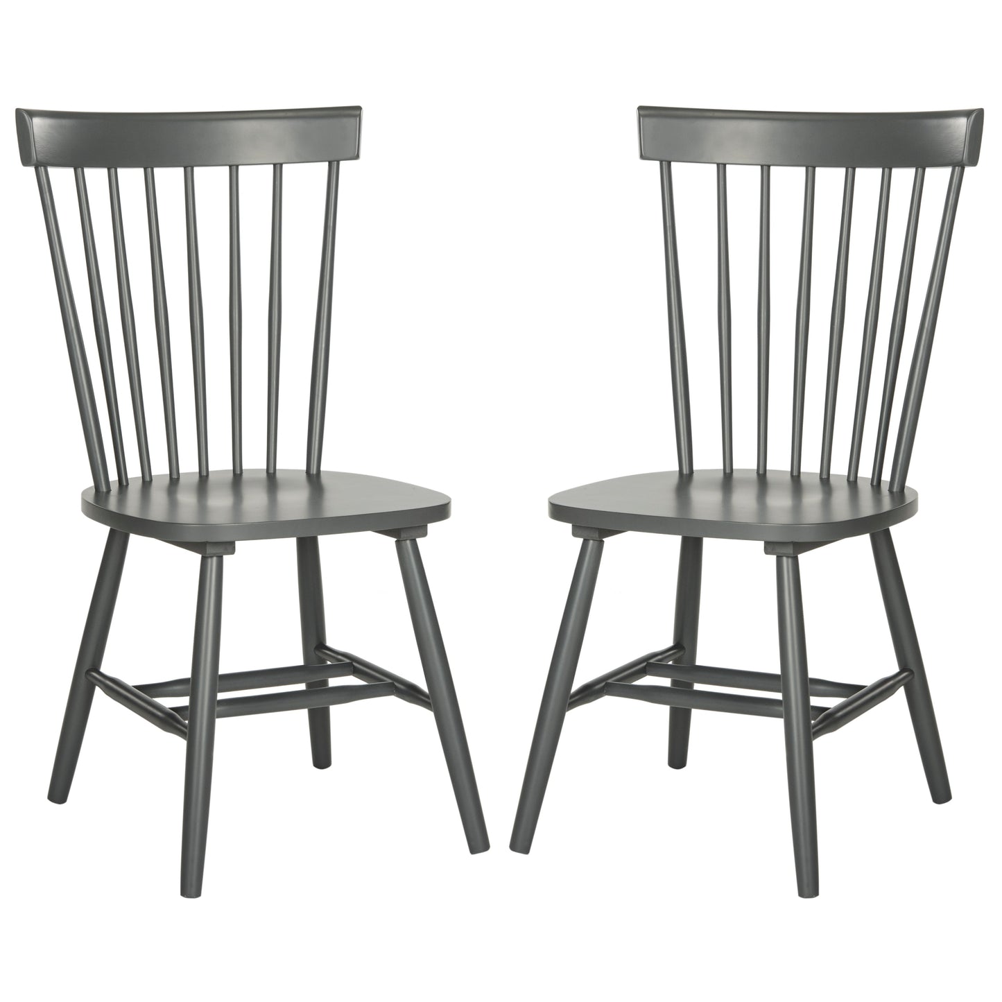 SAFAVIEH Suhair Spindle Farmhouse Dining Chair (Set of 2) - 20.5 x 21 x 36 - 21W x 21D x 36H