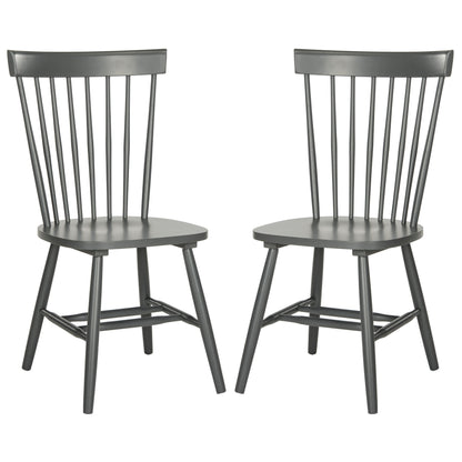 SAFAVIEH Suhair Spindle Farmhouse Dining Chair (Set of 2) - 20.5 x 21 x 36 - 21W x 21D x 36H
