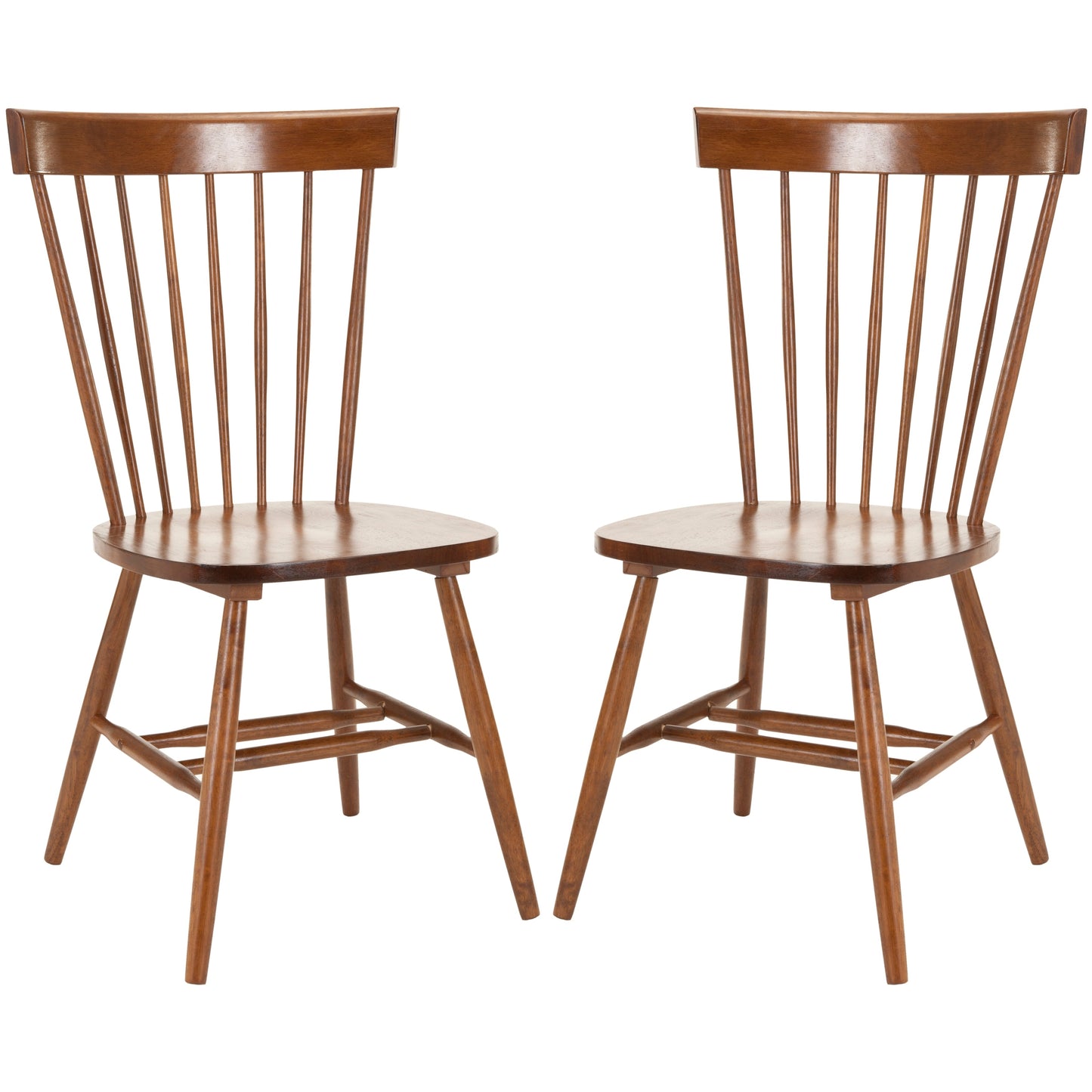SAFAVIEH Suhair Spindle Farmhouse Dining Chair (Set of 2) - 20.5 x 21 x 36 - 21W x 21D x 36H