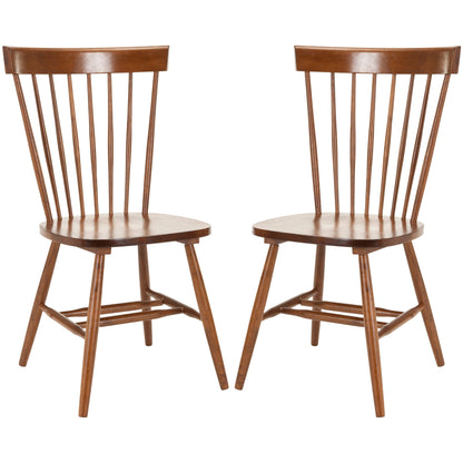 SAFAVIEH Suhair Spindle Farmhouse Dining Chair (Set of 2) - 20.5 x 21 x 36 - 21W x 21D x 36H