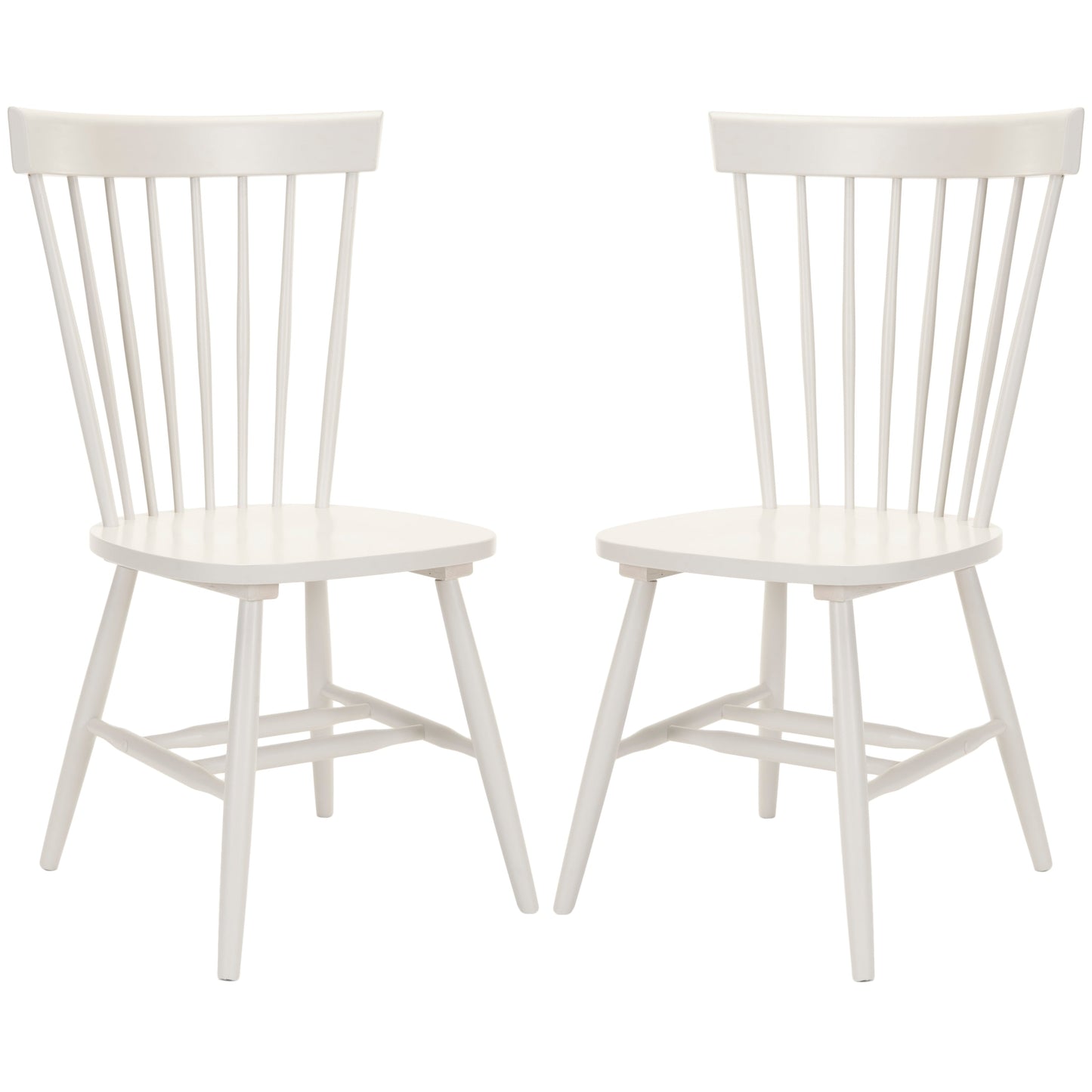 SAFAVIEH Suhair Spindle Farmhouse Dining Chair (Set of 2) - 20.5 x 21 x 36 - 21W x 21D x 36H