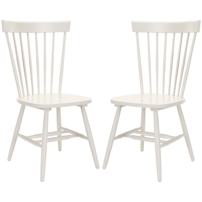 SAFAVIEH Suhair Spindle Farmhouse Dining Chair (Set of 2) - 20.5 x 21 x 36 - 21W x 21D x 36H