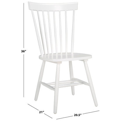 SAFAVIEH Suhair Spindle Farmhouse Dining Chair (Set of 2) - 20.5 x 21 x 36 - 21W x 21D x 36H
