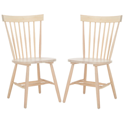 SAFAVIEH Suhair Spindle Farmhouse Dining Chair (Set of 2) - 20.5 x 21 x 36 - 21W x 21D x 36H