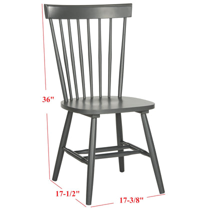 SAFAVIEH Suhair Spindle Farmhouse Dining Chair (Set of 2) - 20.5 x 21 x 36 - 21W x 21D x 36H