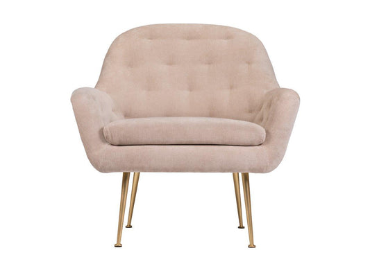 Fauteuil lounge Brandy Cream