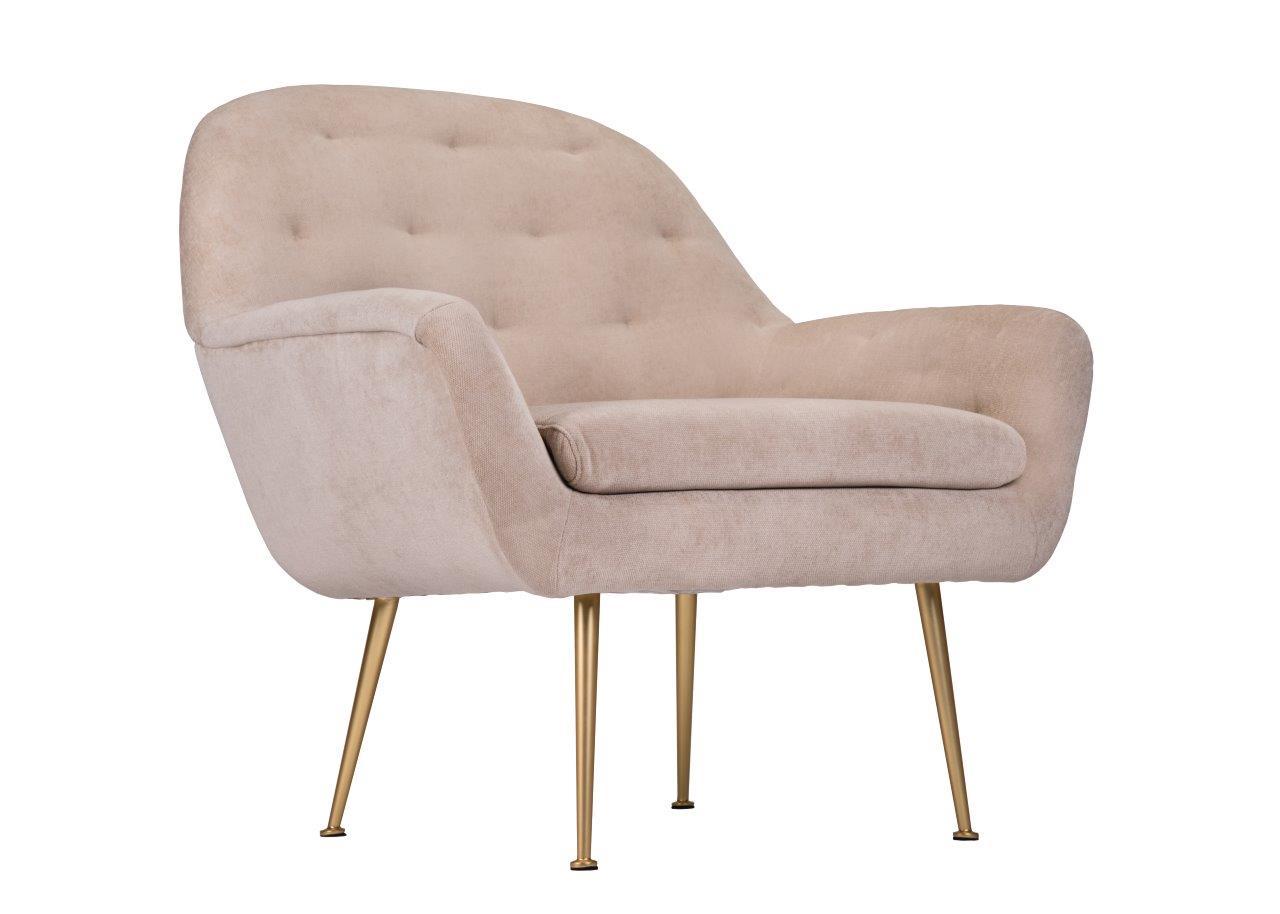 Fauteuil lounge Brandy Cream