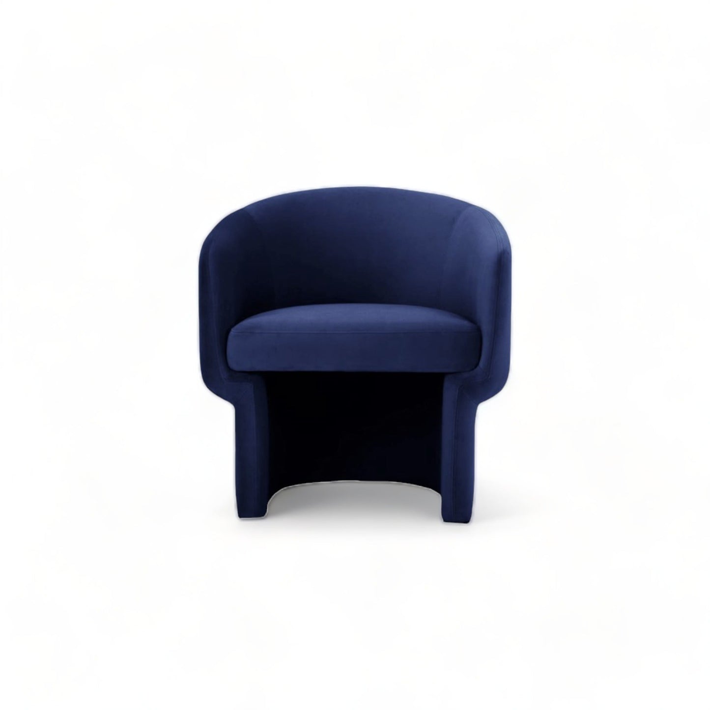 Fauteuil lounge Wallis bleu foncé