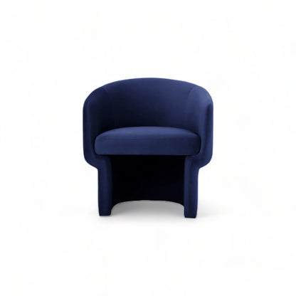 Fauteuil lounge Wallis bleu foncé