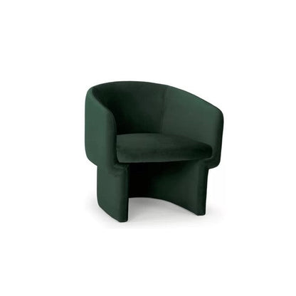 Fauteuil de salon vert Wallis