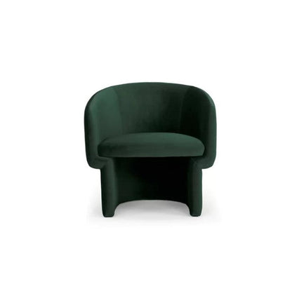 Fauteuil de salon vert Wallis