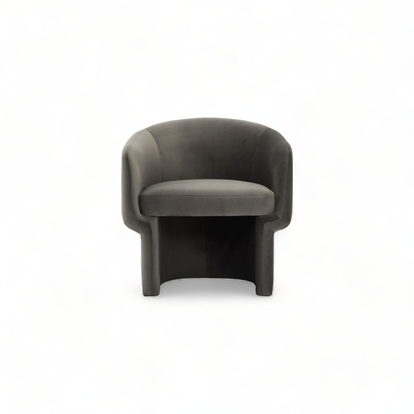 Fauteuil lounge Wallis gris anthracite