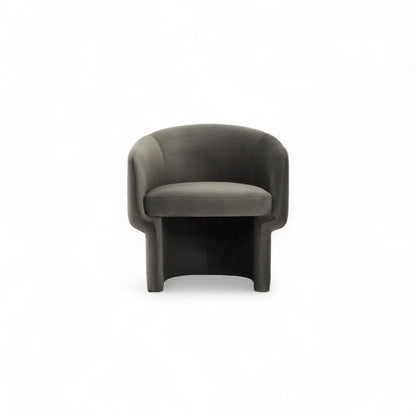 Fauteuil lounge Wallis gris anthracite