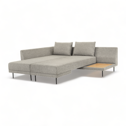 Canapé-lit Doolin Sleeper gris-taupe