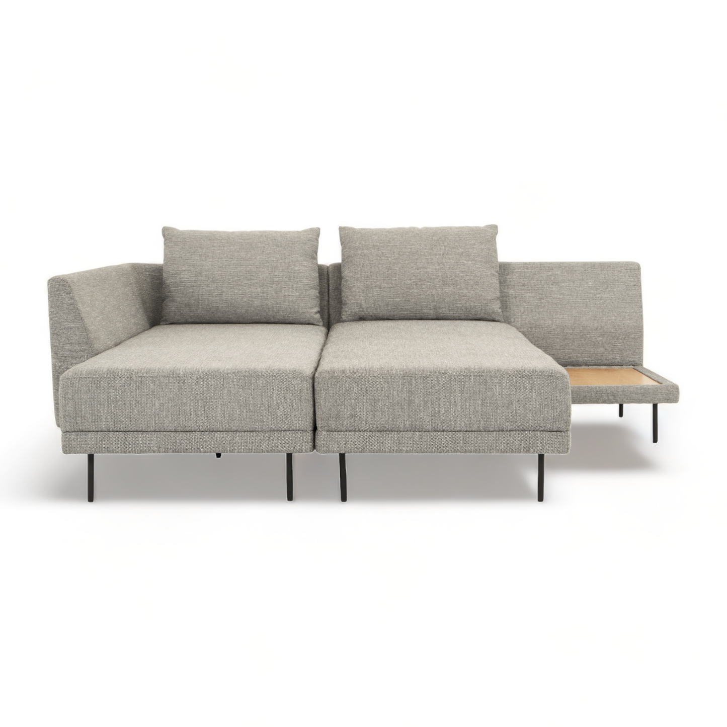 Canapé-lit Doolin Sleeper gris-taupe