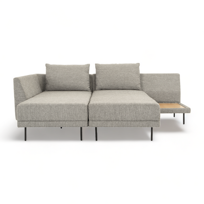 Canapé-lit Doolin Sleeper gris-taupe