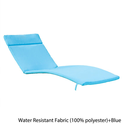 Salem Outdoor Cushion Set for Chaise Lounge - Cushions only (Set of 2) by Christopher Knight Home - 79.25L x 27.50W x 1.50H