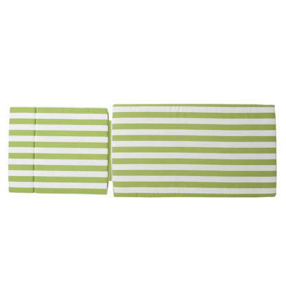 Salem Outdoor Cushion Set for Chaise Lounge - Cushions only (Set of 2) by Christopher Knight Home - 79.25L x 27.50W x 1.50H