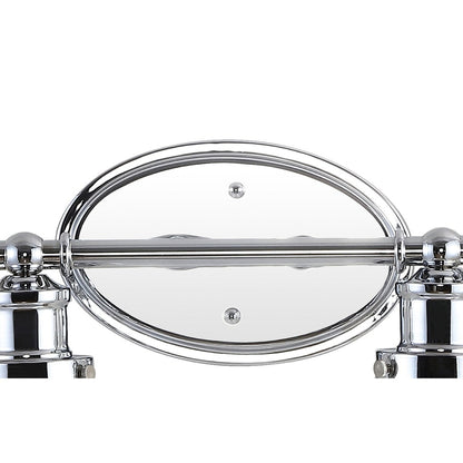 Sandrine 3-Light Iron/Seeded Glass Classic Cottage LED Vanity Light, by JONATHAN Y
