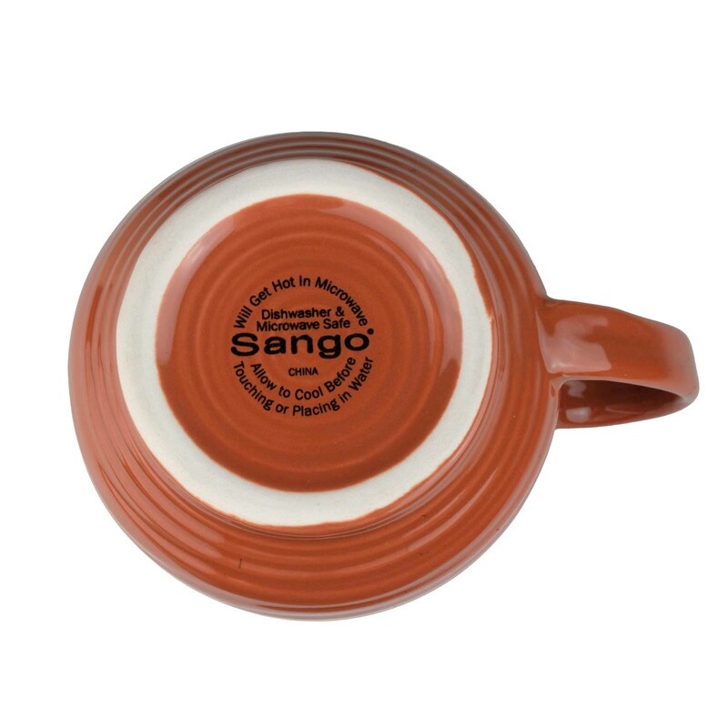 Sango Siterra Painters Palette Mixed Set of 4 Mugs