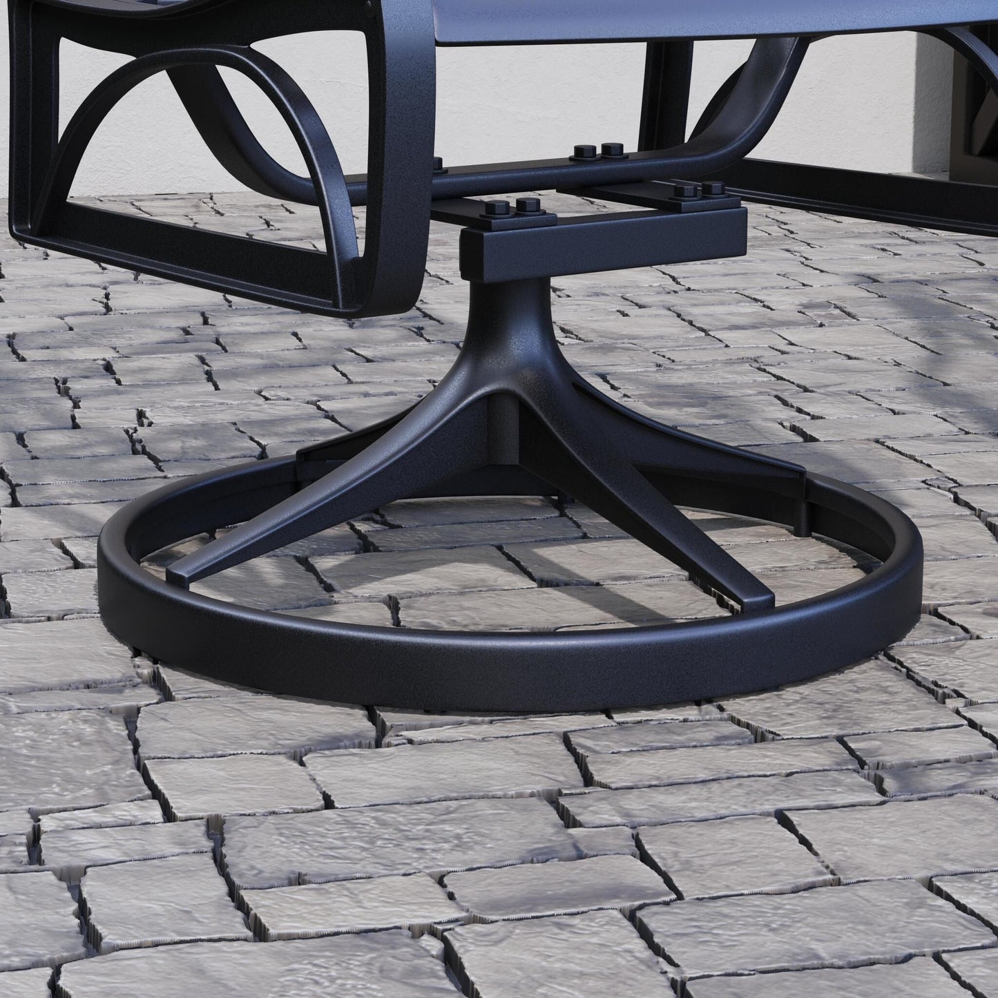 Sanibel Black Aluminum 7-Piece Outdoor Dining Set by Homestyles - 72 x 29 x 42
