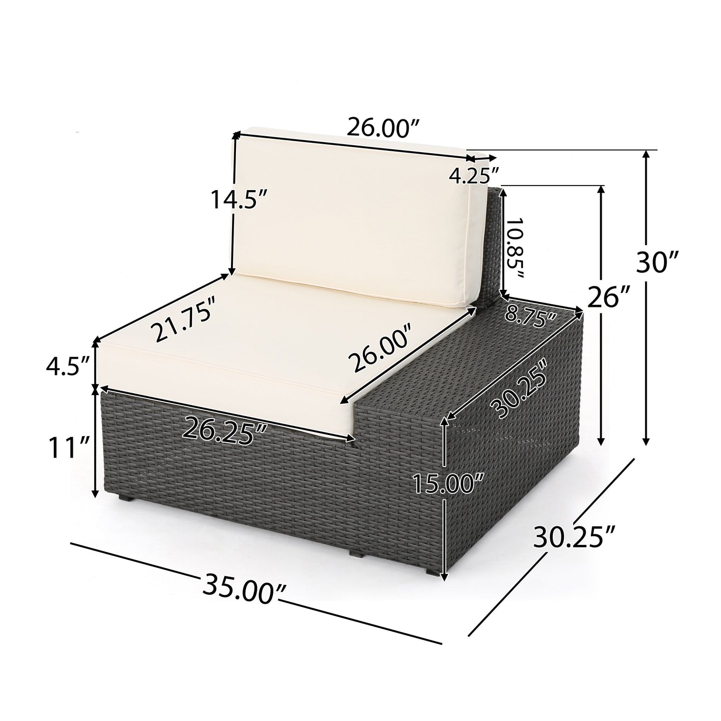Santa Cruz Outdoor 8-piece Sectional Set by Christopher Knight Home
