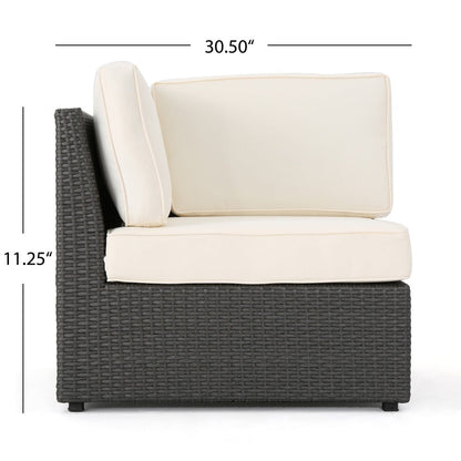 Santa Cruz Outdoor 8-piece Sectional Set by Christopher Knight Home