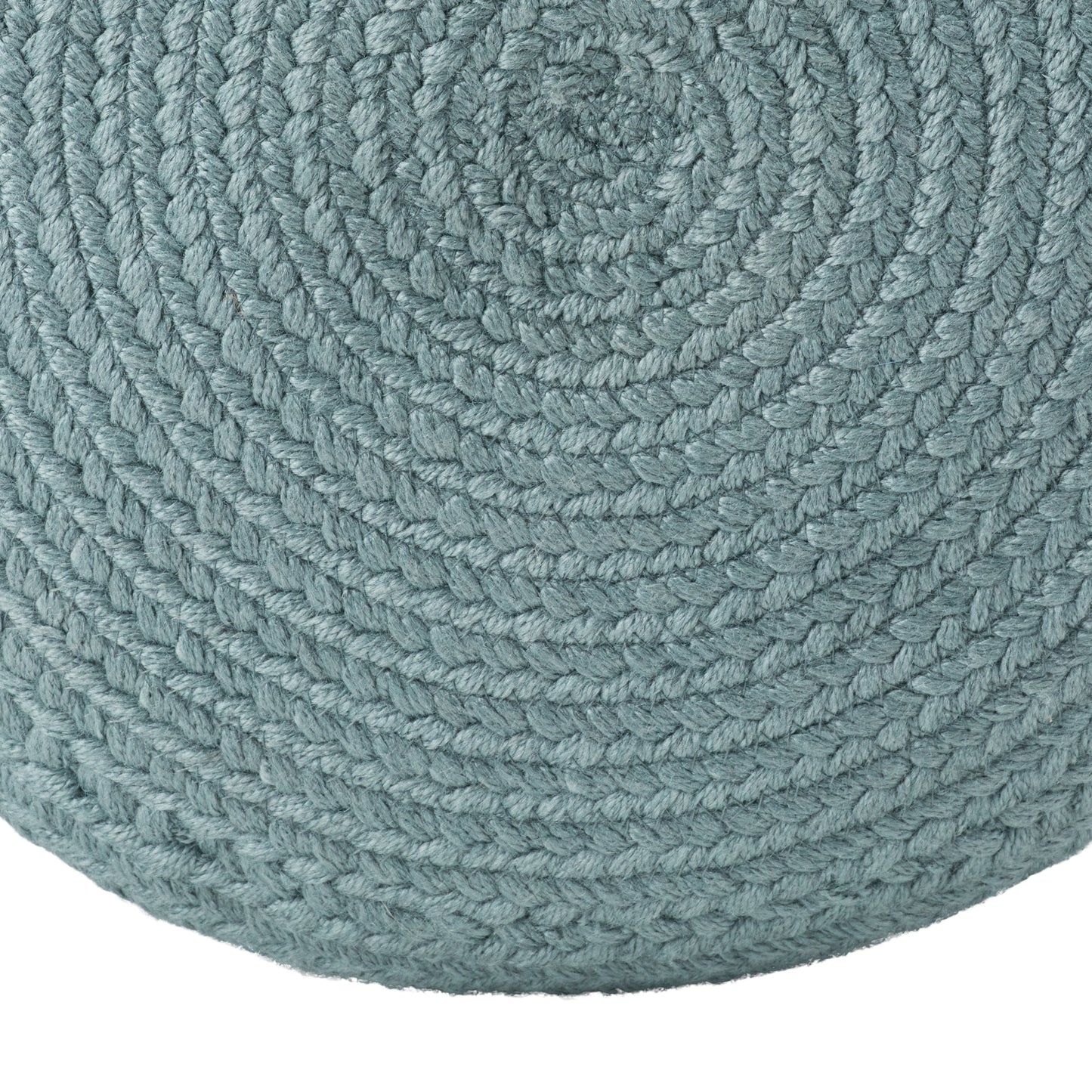 Jaipur Living Saba Solar Round Indoor/Outdoor Polyester Pouf Ottoman/Foot Stool - 18X18X12