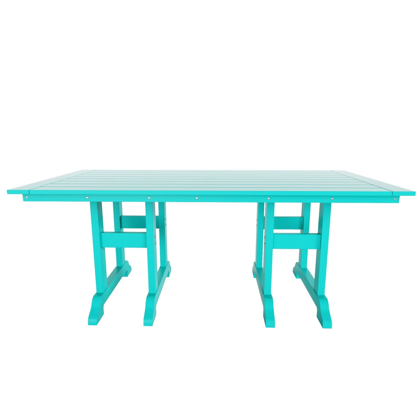 Polytrends Altura 6-Piece Rectangular Poly Eco-Friendly All Weather Outdoor Dining Set with Bench