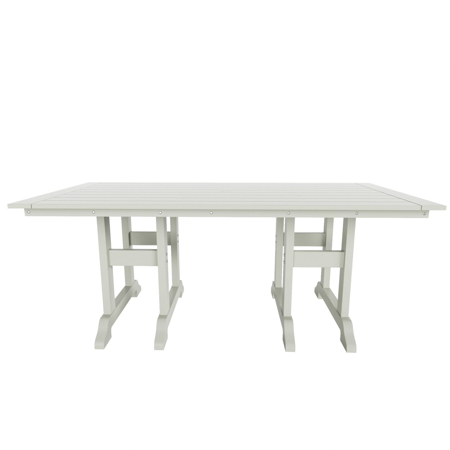 Polytrends Altura 6-Piece Rectangular Poly Eco-Friendly All Weather Outdoor Dining Set with Bench
