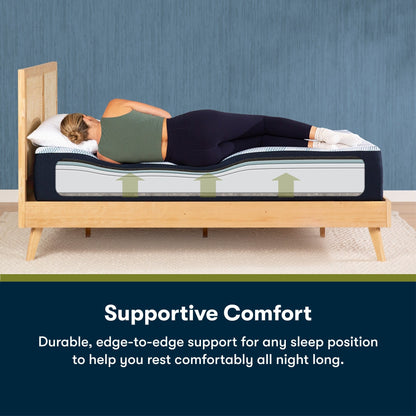 Serta iComfortECO F15GL 13.25 Memory Foam Firm Mattress and Adjustable Base Set