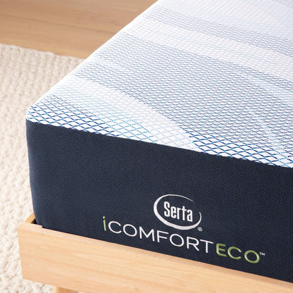 Serta iComfortECO F30LTX 14.75 Memory Foam Firm Mattress and Adjustable Base Set