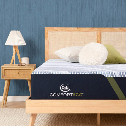 Serta iComfortECO F30LTX 14.75 Memory Foam Firm Mattress and Adjustable Base Set