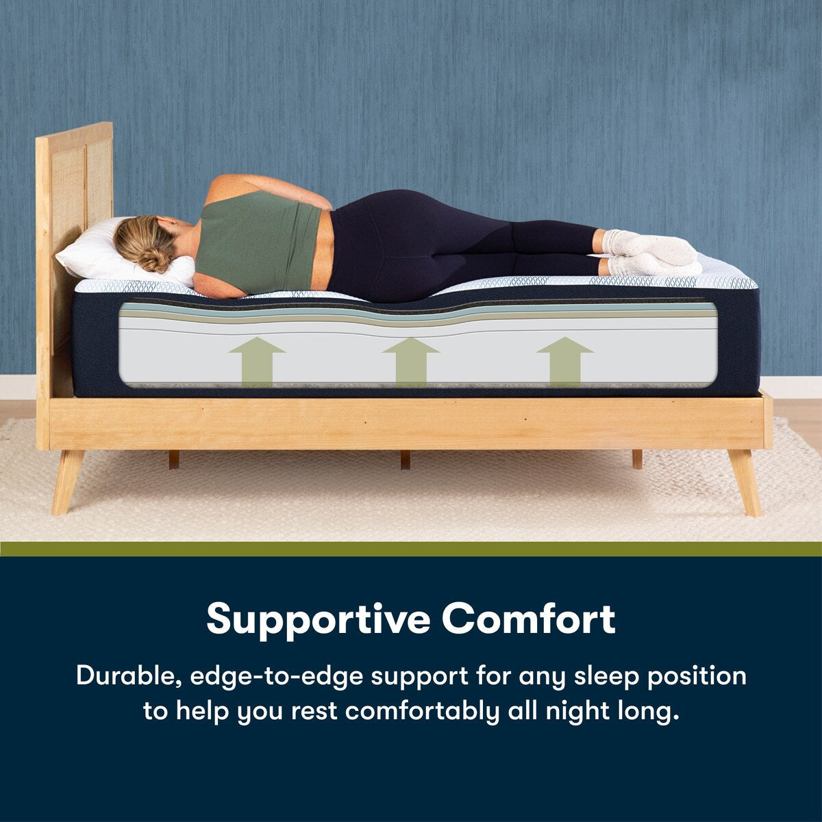 Serta iComfortECO F30LTX 14.75 Memory Foam Firm Mattress and Adjustable Base Set