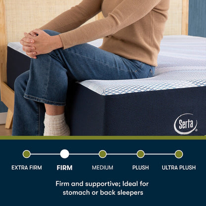 Serta iComfortECO F30LTX 14.75 Memory Foam Firm Mattress and Adjustable Base Set