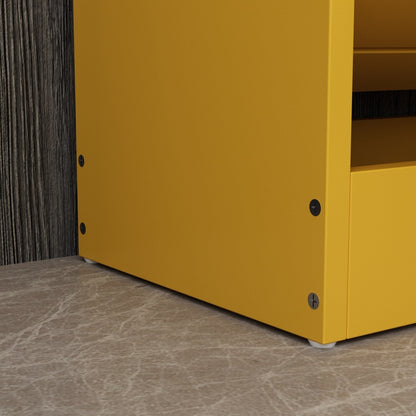 Shoe Cabinet Narrow Shoe Cabinet with 3 Flip Door Space Saving 3 Color