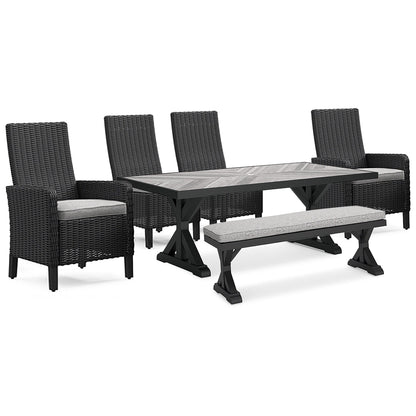 Signature Design by Ashley Beachcroft Brown/Beige 6-Piece Outdoor Seating Package