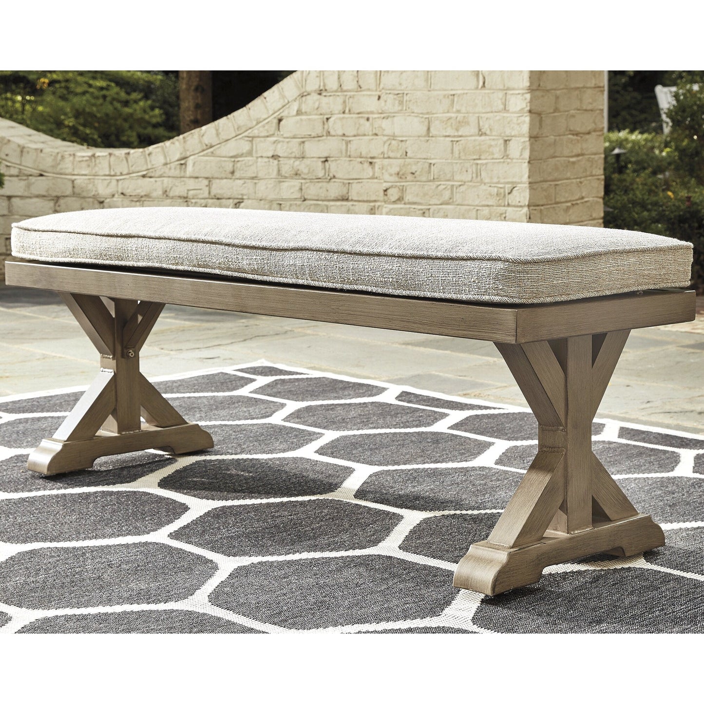 Signature Design by Ashley Beachcroft Brown/Beige 6-Piece Outdoor Seating Package