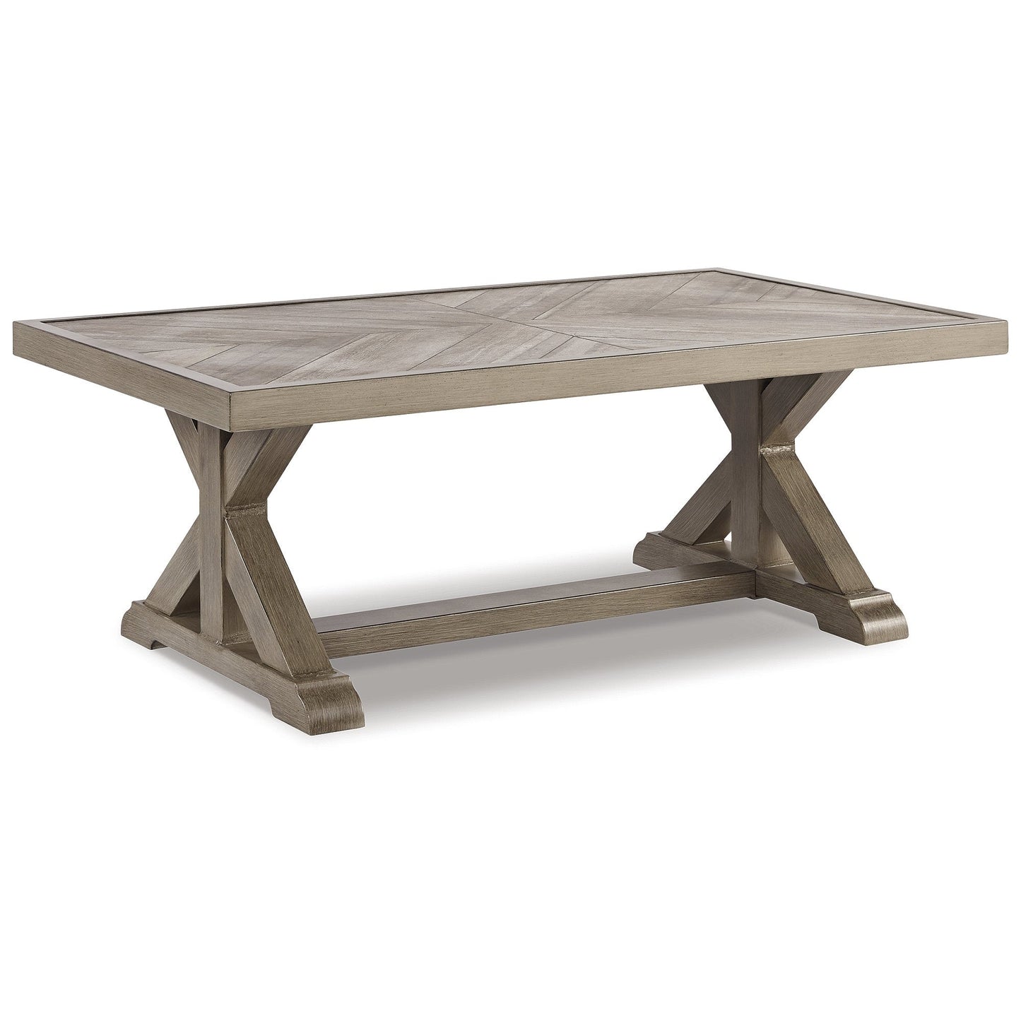 Signature Design by Ashley Beachcroft Brown/Beige 8-Piece Outdoor Seating Package - 107 W x 37.75 D x 34.63 H
