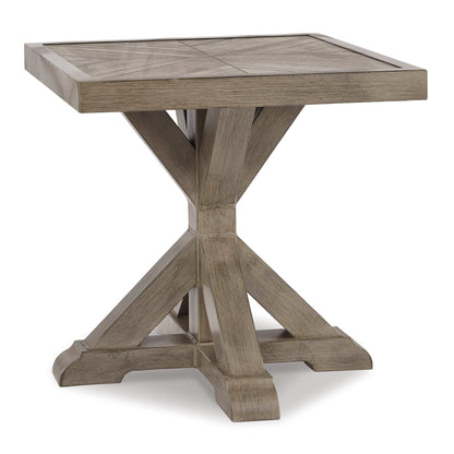 Signature Design by Ashley Beachcroft Brown/Beige 8-Piece Outdoor Seating Package - 107 W x 37.75 D x 34.63 H