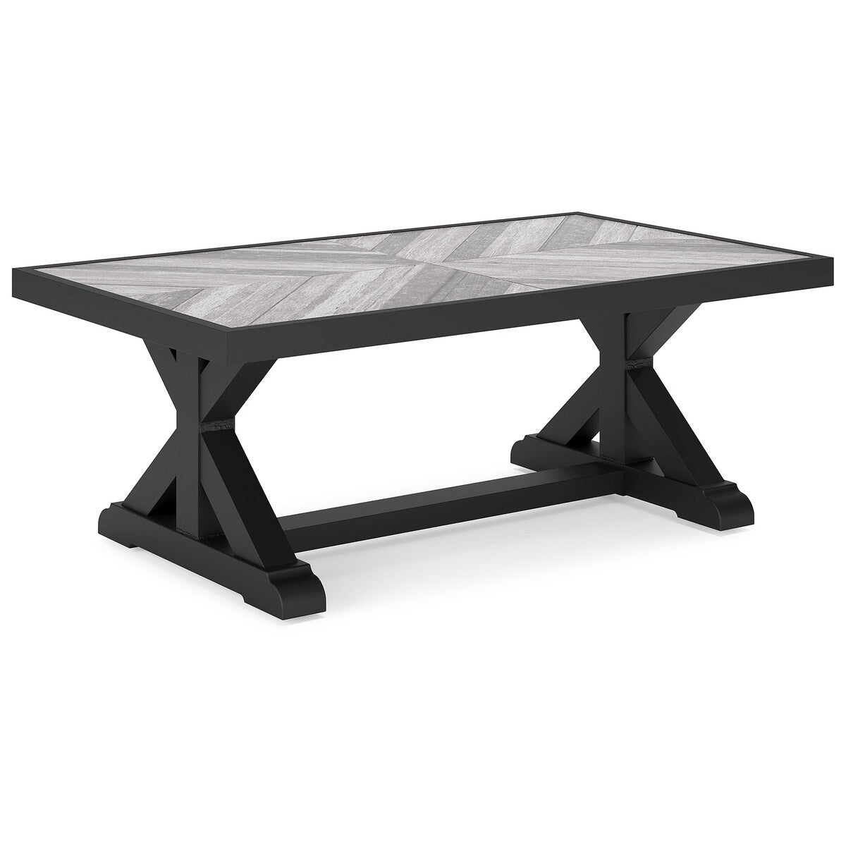 Signature Design by Ashley Beachcroft Outdoor Sofa and 2 Chairs with Coffee Table