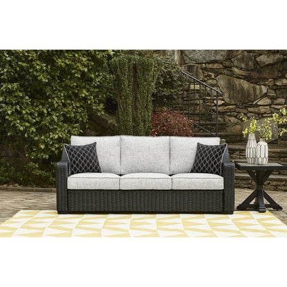 Signature Design by Ashley Beachcroft Outdoor Sofa and 2 Chairs with Coffee Table