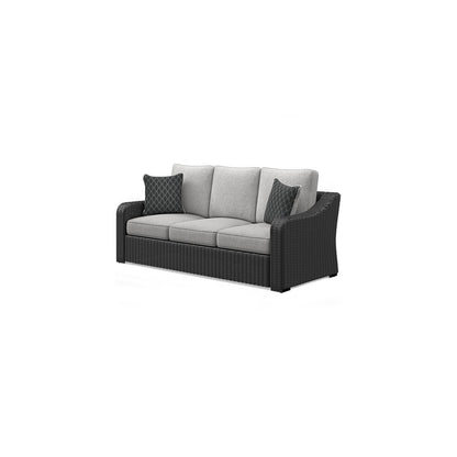 Signature Design by Ashley Beachcroft Outdoor Sofa and 2 Chairs with Coffee Table