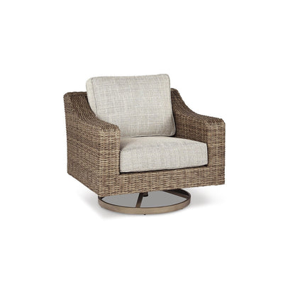 Signature Design by Ashley Beachcroft Outdoor Sofa and 2 Lounge Chairs with Coffee Table and 2 End Tables