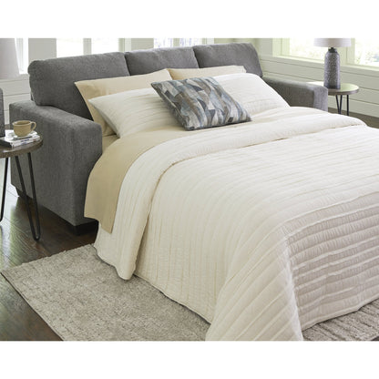 Signature Design by Ashley Deltona Graphite Queen Sofa Sleeper - 85W x 38D x 37H